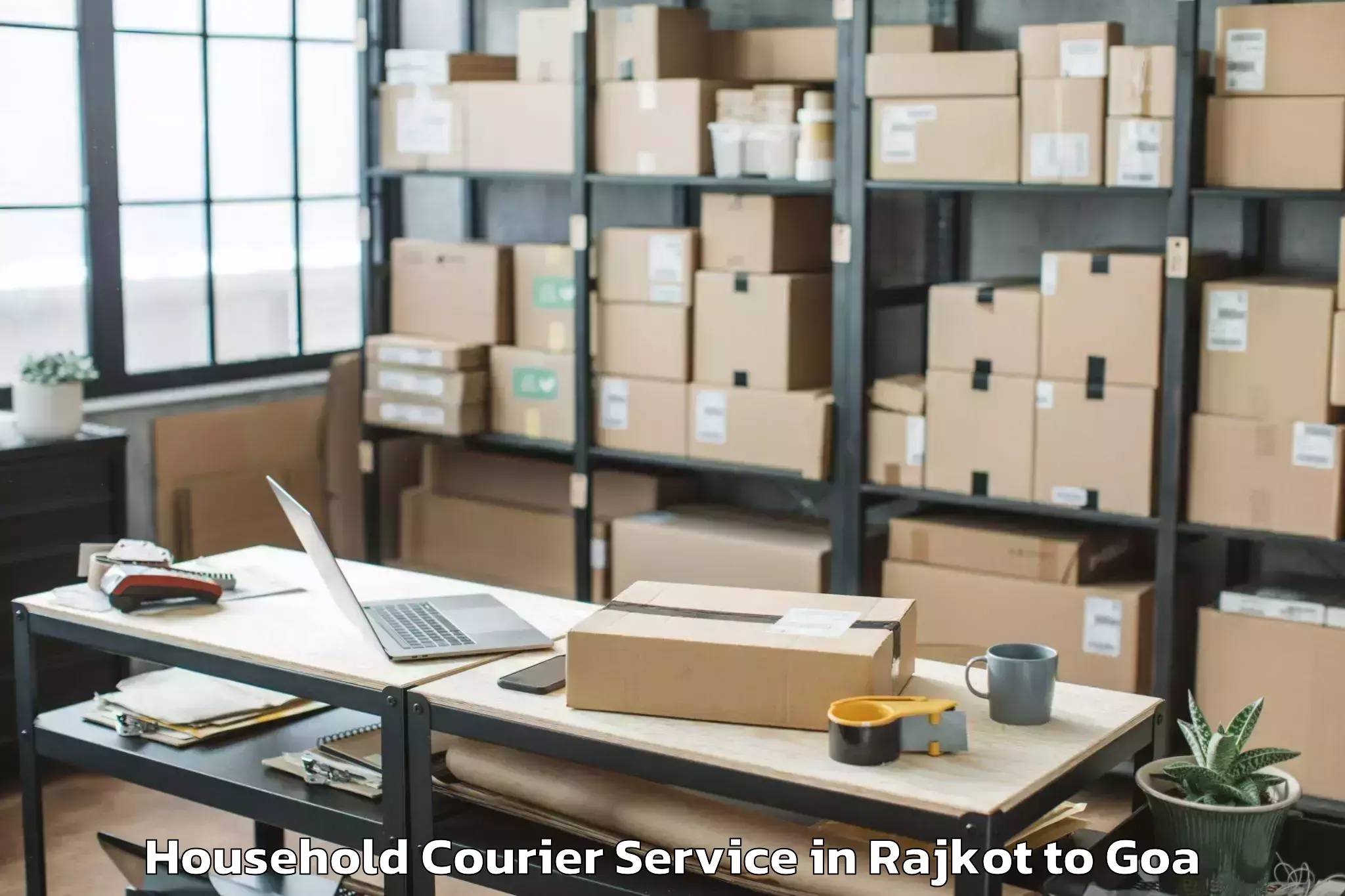 Trusted Rajkot to Arambol Household Courier